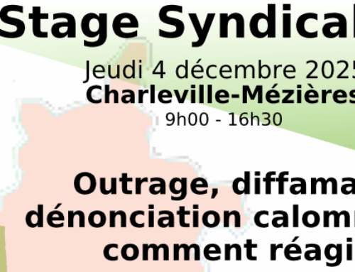 [stage] Outrage, diffamation, dénonciation calomnieuse comment réagir ? jeudi 4 décembre Charleville-Mézières
